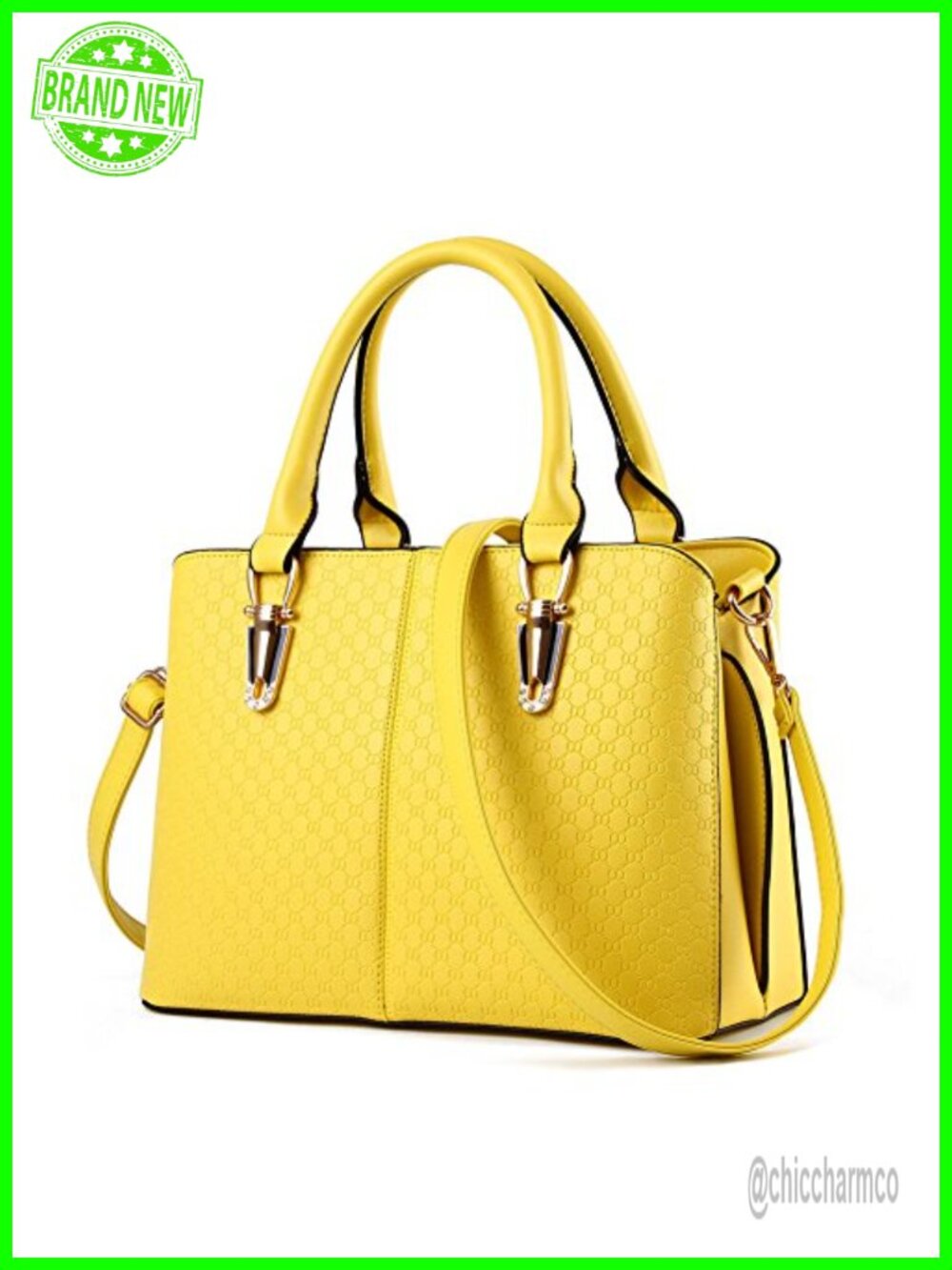 JHVYF PU Leather Satchel Handbag Crossbody Shoulder Bag